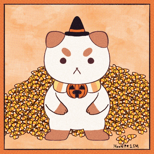 candy corn puppycat