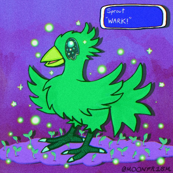 a green chocobo