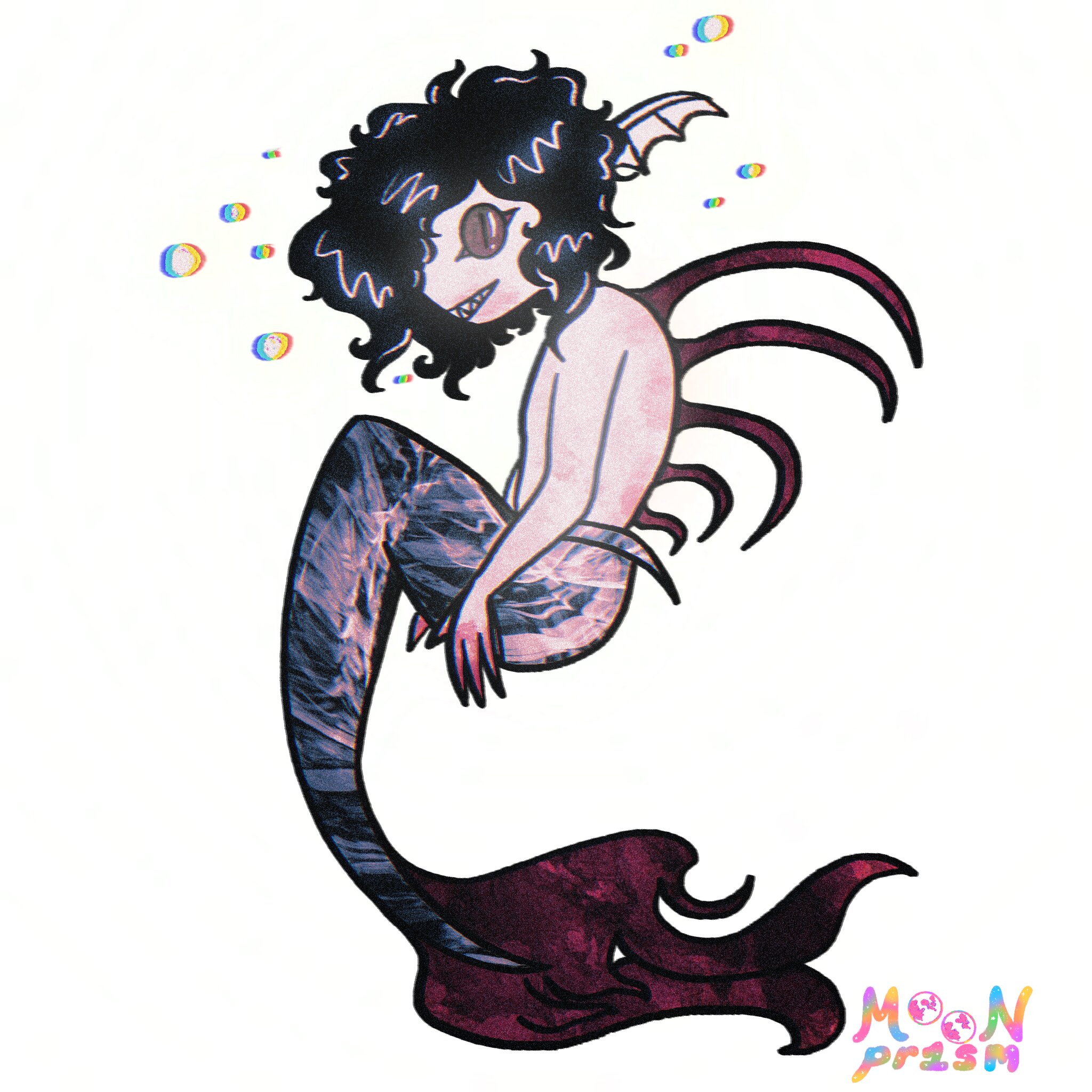 a genderless mercreature - looks a little sinister!