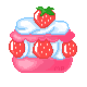 a strawberry cake dessert with whipped cream and fresh strawberries