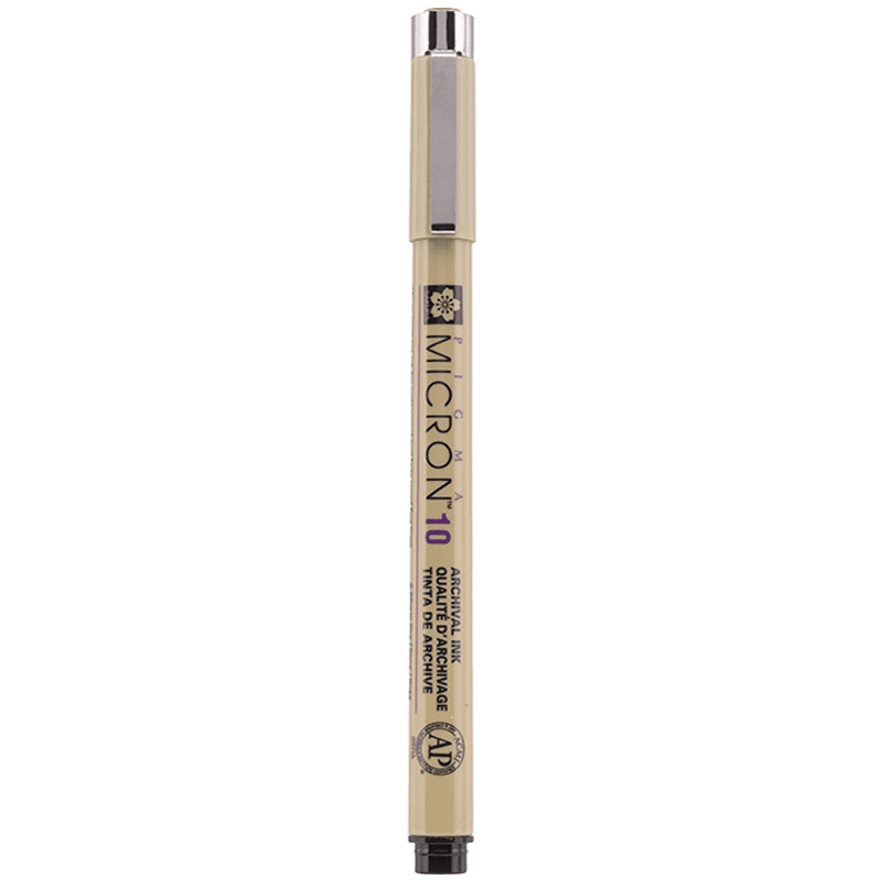a sakura pigma micron 10 marker.