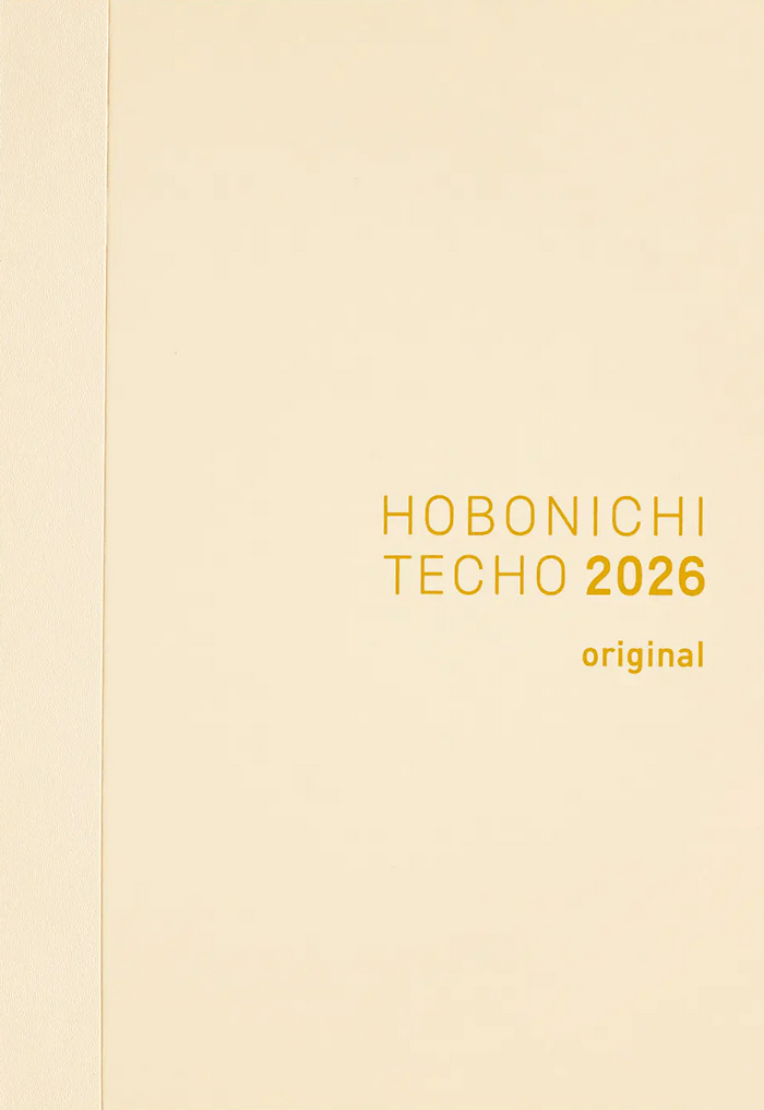 a 2026 hobonichi techo planner